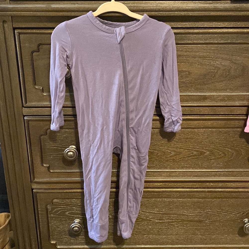 Purple kyte pjs. Size 6-12 months.